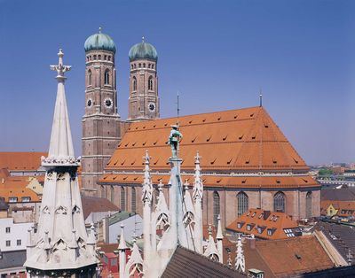 Panorama mit Frauenkirche bei unserer Führung durch die Münchner Altstadt – © A_Mueller - Tourismusamt München